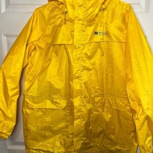 Wetskins Men’s Small Yellow Waterproof Rain Jacket